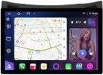 Магнитола для Toyota Vitz 2, Yaris 2 2005-2011 (рамка черная) - FarCar GX877 монитор 13" 2K QLED на Android 13, TS10, 6+128, CarPlay, 4G SIM-слот
