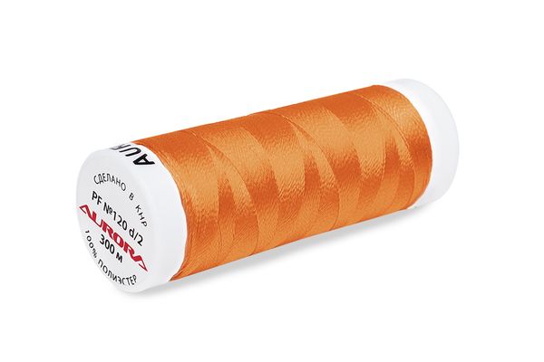 Нитки для креативных работ Aurora №120, 300 м, цв. PF711, 5 катушек
