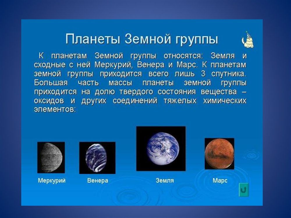 Набор макетов планет земной группы — купить по ФГОС | Учебный стандарт