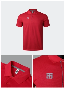 Футболка-поло Mooto Dri-Fit Polo Shirt красная