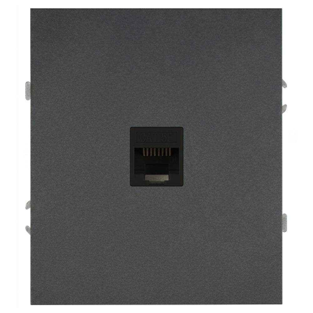 Розетка ЭРА Arktik 16-3107-06 информационная RJ45 графит | Эра Arktik