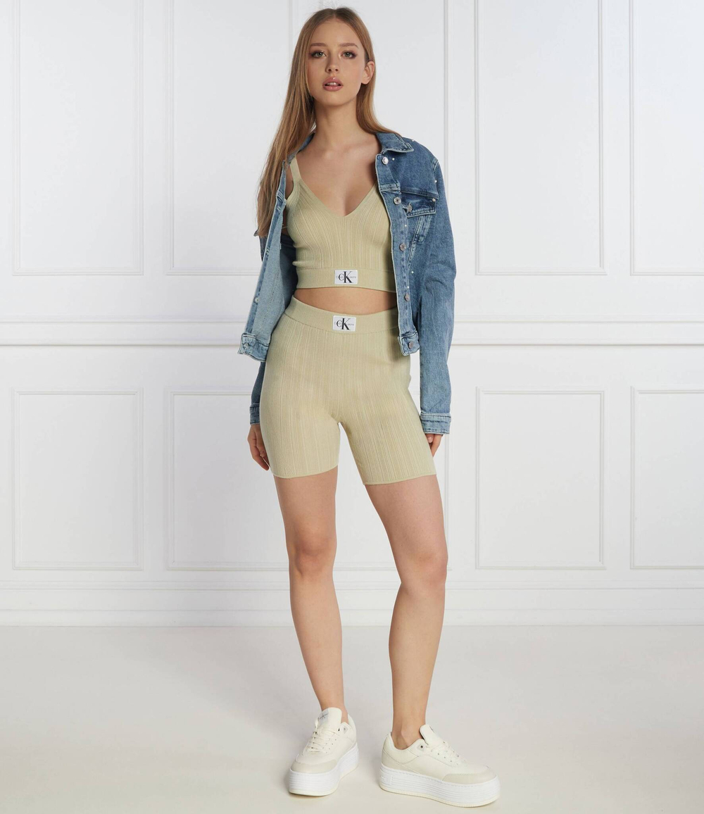 Топ CALVIN KLEIN JEANS - оливковый(J20J223152)