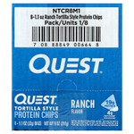 Quest Nutrition, Протеиновые чипсы по-тортильи, ранчо, 8 пакетиков по 32 г (1,1 унции)