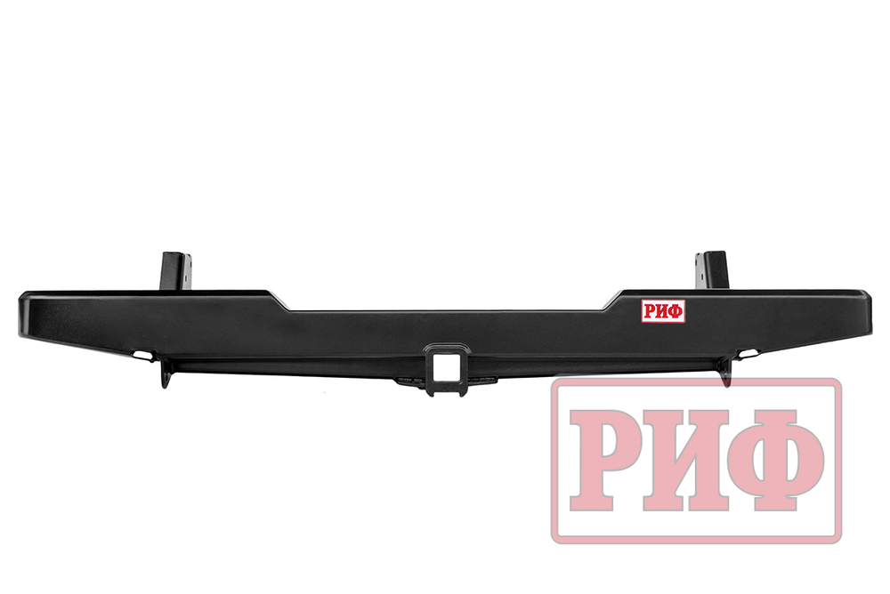 Бампер силовой задний Mazda B2500/BT50, Ford Ranger T5 2006-2010 с квадратом под фаркоп РИФ