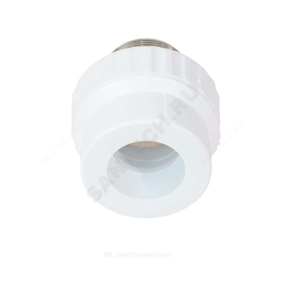 Муфта PP-R комбинированная белая Дн 40х1 1/2" НР под ключ VALFEX 10135240
