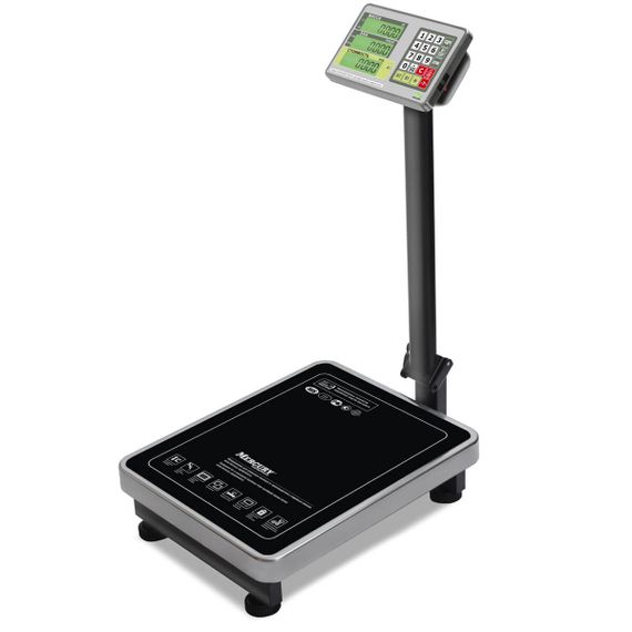 Торговые напольные весы M-ER 335 ACPU "TURTLE" с расчетом стоимости товара LCD