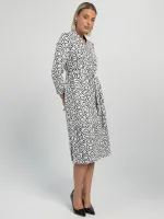 Платье Лаконичный стиль (черно-белое) П16036-19М LT Collection