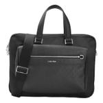 CALVIN KLEIN Recycled Polyester Briefcase Men"s Black