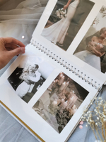 Фотоальбом свадебный на 20 магнитных листов 23х28 см. "Only married"