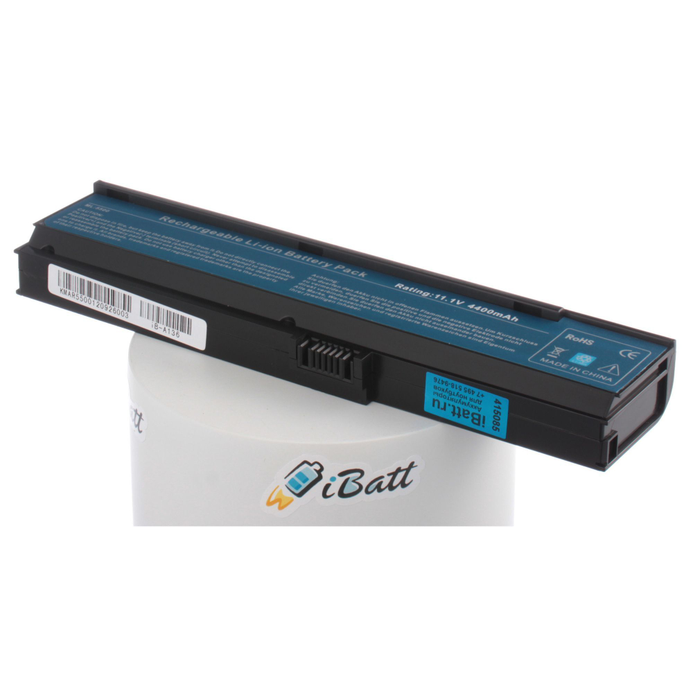 Аккумулятор iBatt 4400mAh для ноутбука Acer CGR-B/6H5, BATEFL50L6C40