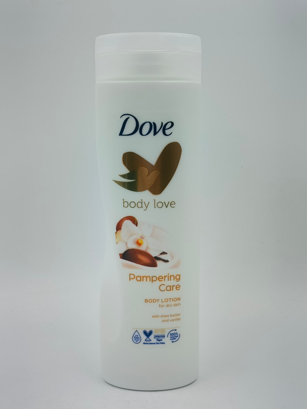 Лосьон для тела для сухой кожи DOVE Pampering Care с маслом ши и ароматом ванили, 250 мл