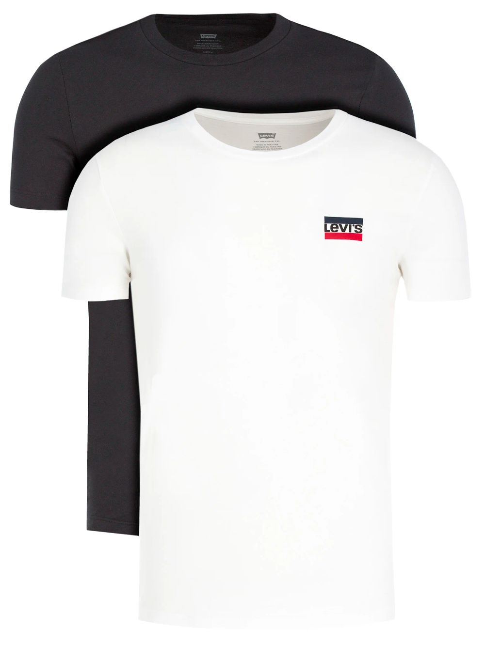Футболка мужская ( 2 штуки ) LEVI'S 2PK CREWNECK GRAPHIC