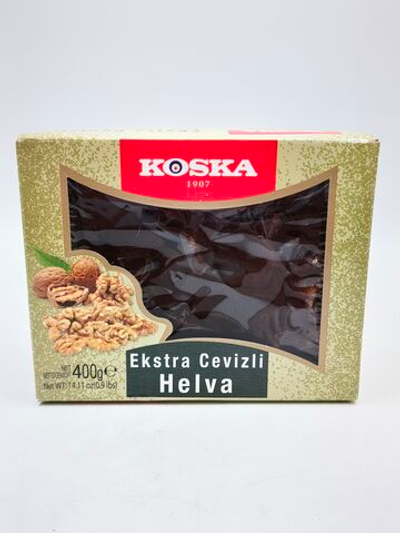 Халва Koska Ekstra Cevizli Helva с грецким орехом, 400 г (Турция)