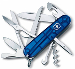 Нож Victorinox Huntsman прозрачный синий, 1.3713.T2