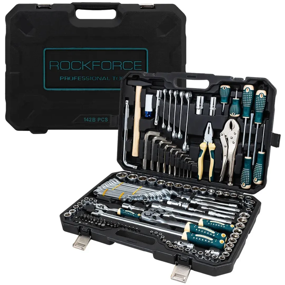 Набор инструментов 142пр. 1/4'', 3/8'', 1/2''(6гр.) RockFORCE LIGHT RF LIGHT-41421-5