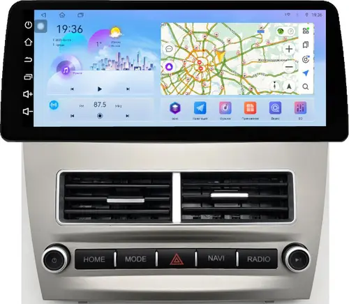 Магнитола для Toyota Camry 40 2006-2011 (рамка LUX) - FarCar S500-TS18 монитор 12.3" 2K QLED на Android 14, Быстрая, CarPlay, 4G SIM-слот