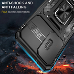 Чехол Safe Case с кольцом и защитой камеры для Samsung Galaxy S25 FE