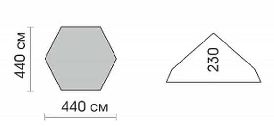 ТЕНТ TALBERG TENT 6X6 м
