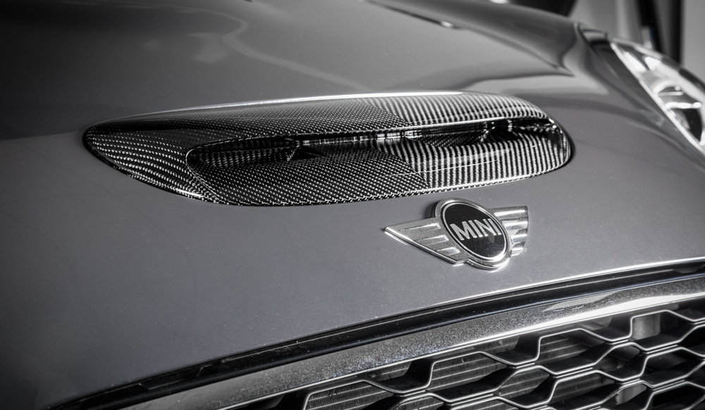 Eventuri Система впуска Mini Cooper S F56 pre LCI пластик с карбоновым воздухозаборником EVE-F56-PL-INT