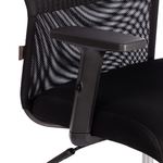 Practic (Tetchair) Кресло офисное (ткань/кожзам черный)