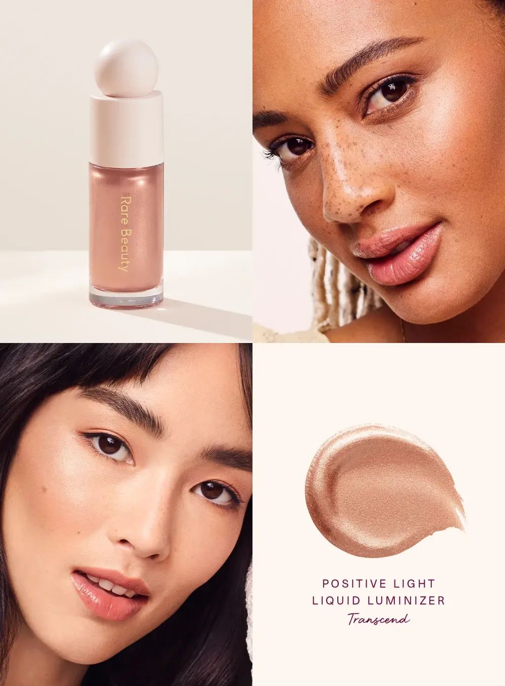 Жидкий хайлайтер Rare Beauty Positive Light Liquid Luminizer Highlight - Transcend