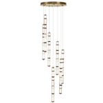 5455/210L ODL_EX Люстра каскадная LED 210W (30W*7) 4000K COLLIER L-VISION