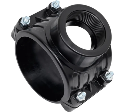 Седелка ПЭ 63 - 1 1/2" (4 болта) усил. POELSAN