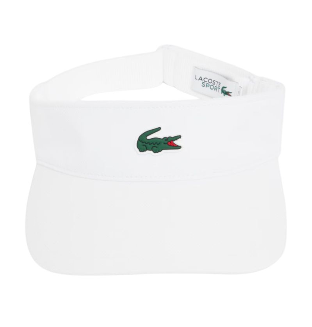 Теннисный козырек Lacoste Diamond Taffeta Sport Visor - white