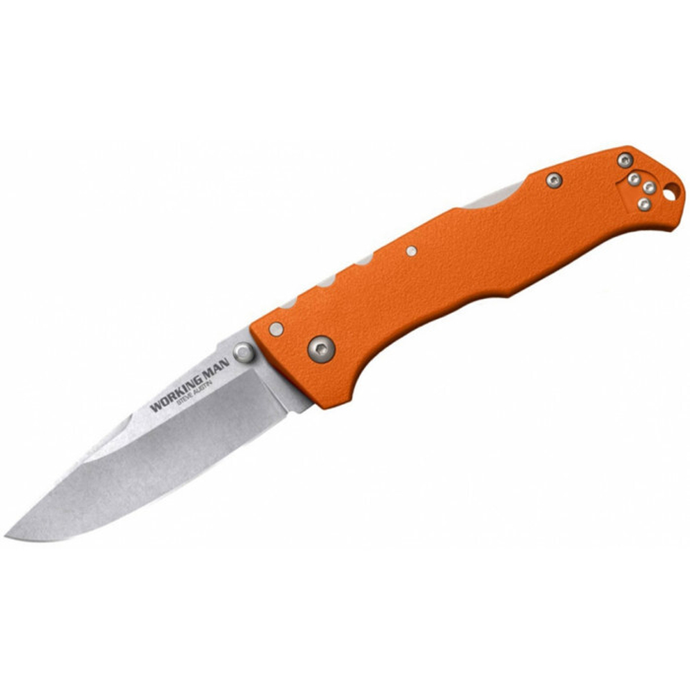 Складной нож Cold Steel 54NVRY Steve Austin Working Man Blaze Oran