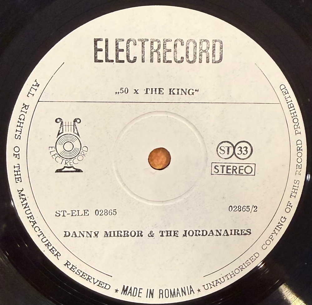 Виниловая пластинка Danny Mirror & The Jordanaires – 50 X The King - Elvis Presley's Greatest SongsLP