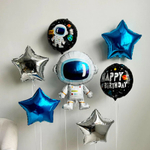 Фольгированный шар «Happy Birthday. Космонавт», 46 см