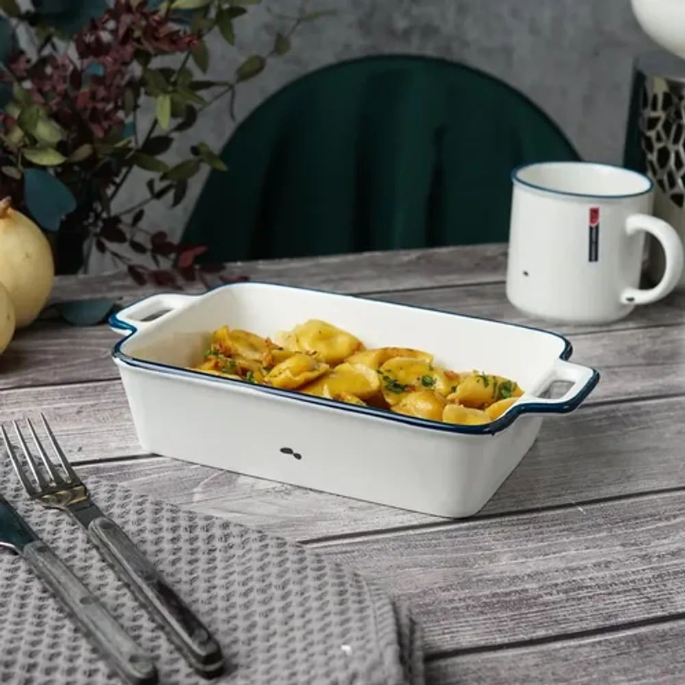 Блюдо прямоугольное 26,7*14,7 см h5,5 см 1050 мл с ручками Bakery Fusion P.L. Proff Cuisine [2]