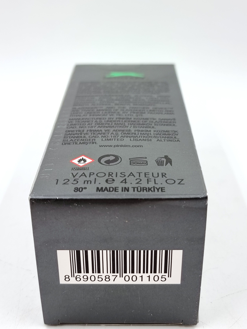 Slazenger Туалетная вода мужская Active Sport, зеленая,125 мл (Турция)