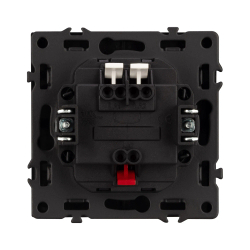 Механизм выключателя двухклавишный непроходной SWT-NOBE-MK02-SFPL-GR (230V, 10A) (Arlight, -) 054254