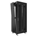 Шкаф напольный 19", 18U Cabeus ND-05C-18U60/60-BK