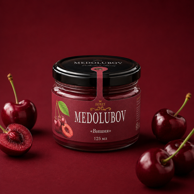 Крем-мёд MEDOLUBOV «Вишня», 125 мл