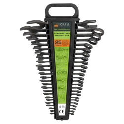 Набор ключей комбинированный 25пр. ISMA ISMA-5261D36-41 BLACK