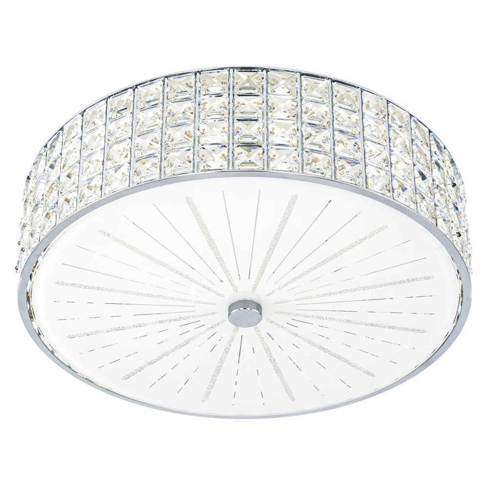 Citilux Портал CL32415G1 LED RGB Люстра хрустальная с пультом Хром