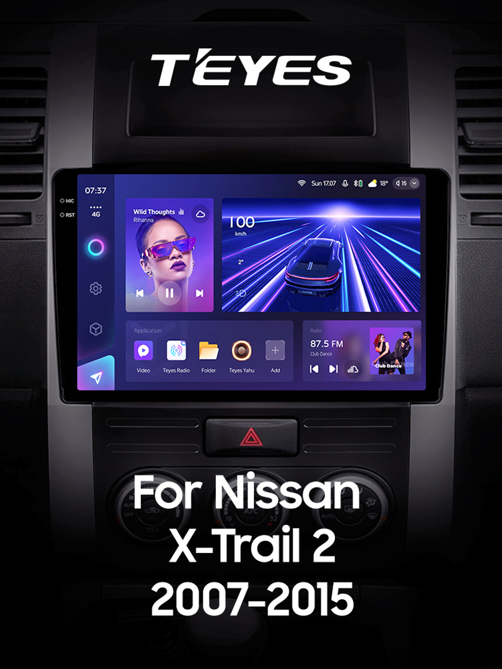 Teyes CC3 2K 10,2"для Nissan X-Trail 2007-2015