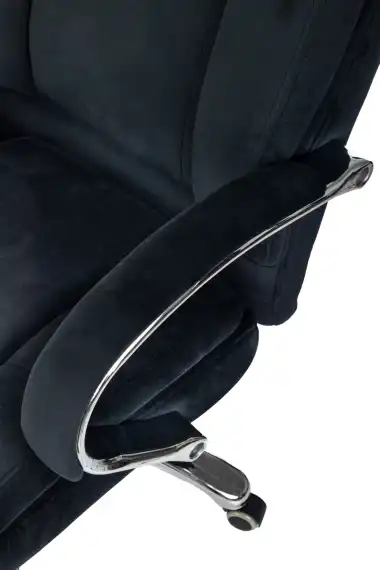 Кресло руководителя Бюрократ T-9925SL Fabric черный Holland 75 крестов. металл хром