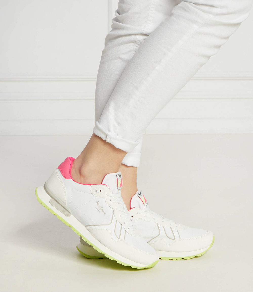 Кроссовки BRIT NEON W Pepe Jeans London - белый(PLS40011)