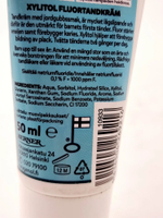 Детская зубная паста Oxygenol Moomin для детей от 3-5 лет со вкусом клубники 50 мл (из Финляндии)