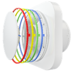 Вентилятор вытяжной DISC 4 D100 сменные цветные кольца (17W, 35dB, 105/80m3/h, 0,07А)