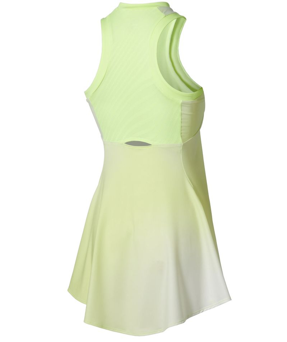 Damska sukienka tenisowa Mizuno Tennis - lime pulp