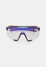 Спортивные очки с диоптриями 100% S3 - Gloss Black - Purple Mirror Photochromic