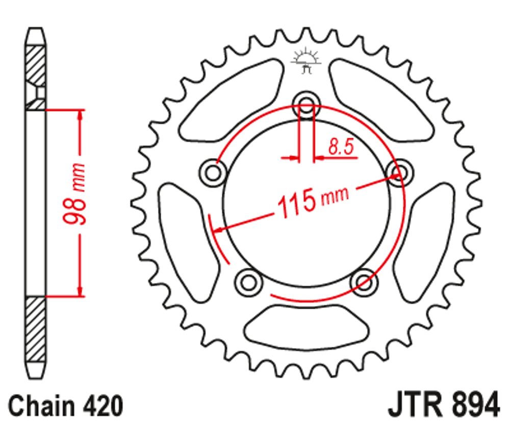 Звезда JTA894.50