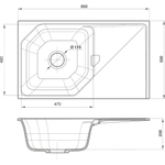 Rivelato LOCUS LS-85 antracite