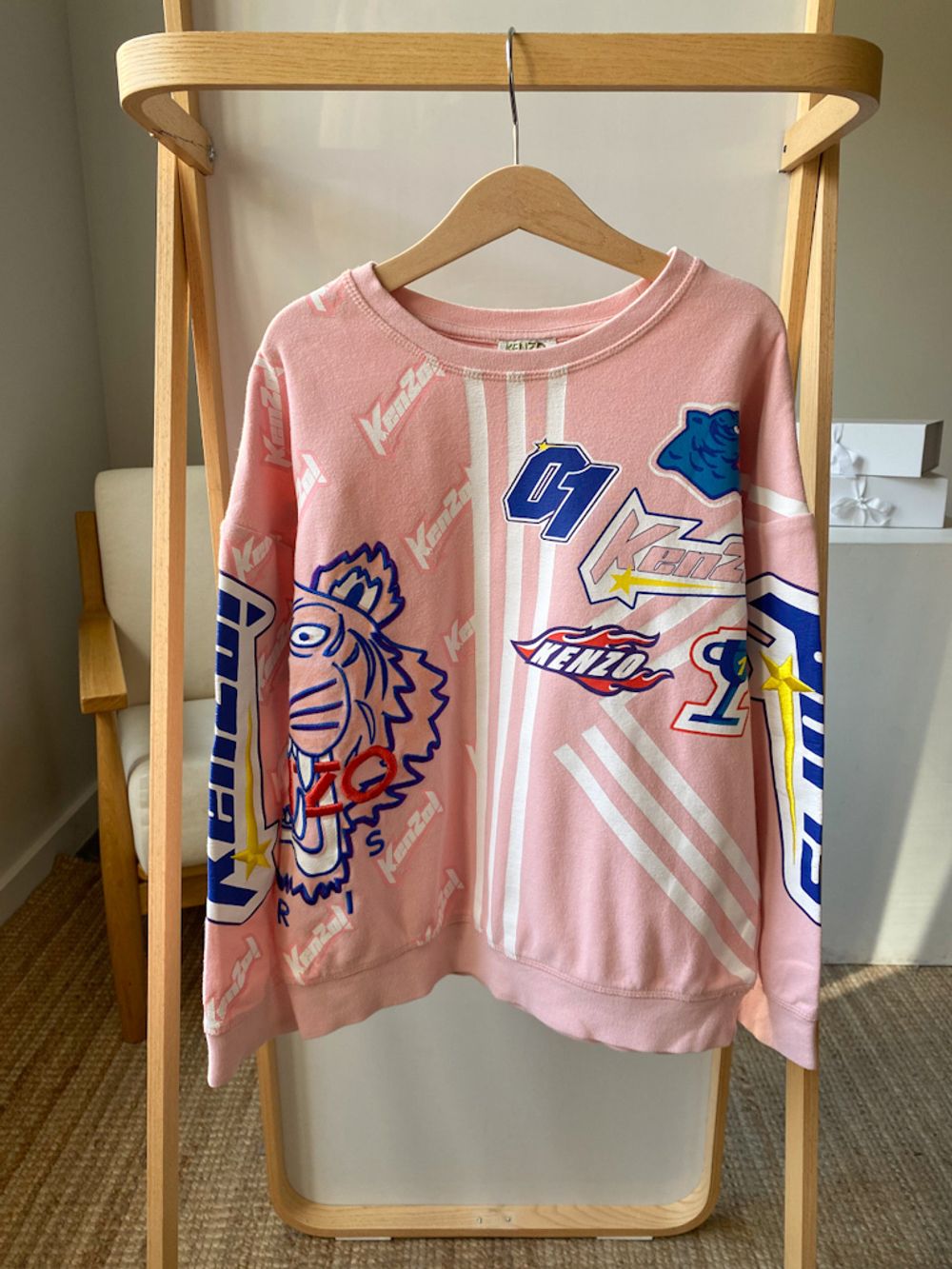 Хлопковый свитшот Kenzo, 140
