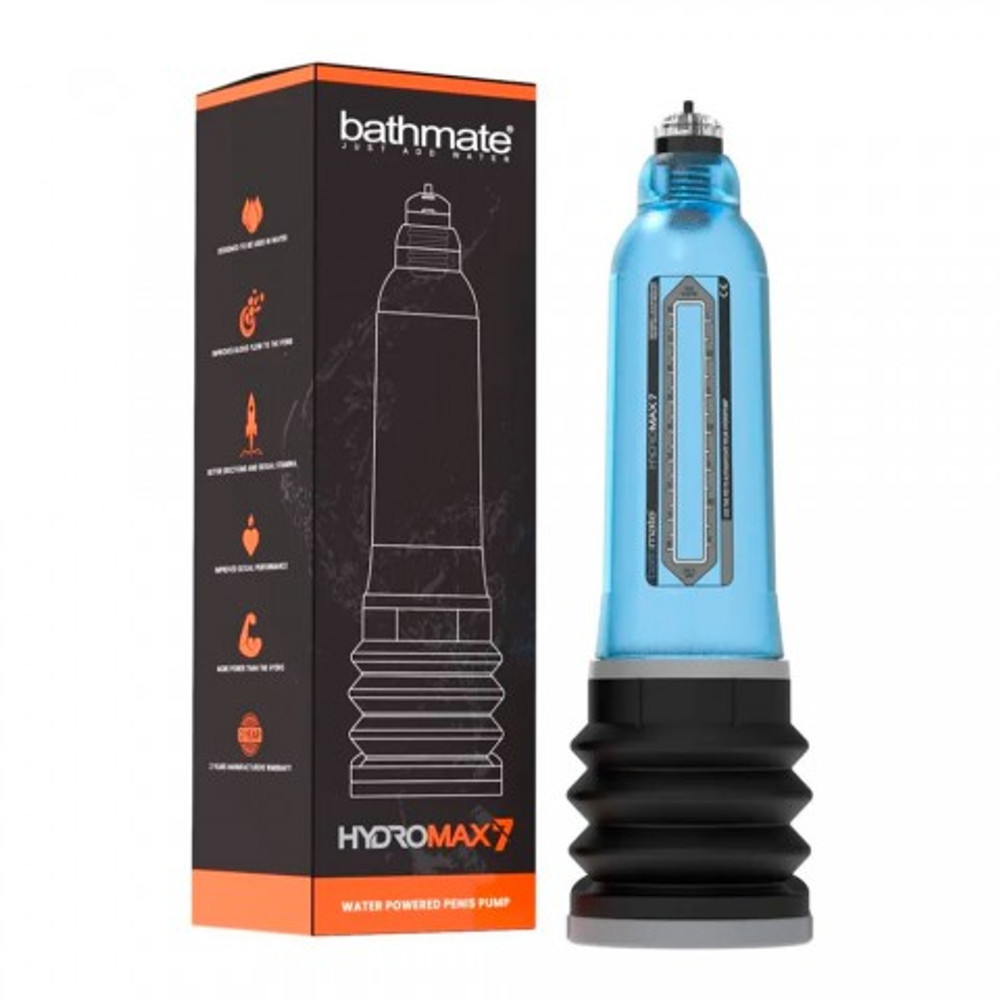 Гидропомпа BATHMATE - Hydromax-7, голубой
