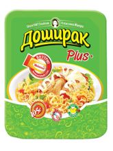 Лапша Доширак Плюс со вкусом курицы 105 г x 4 шт